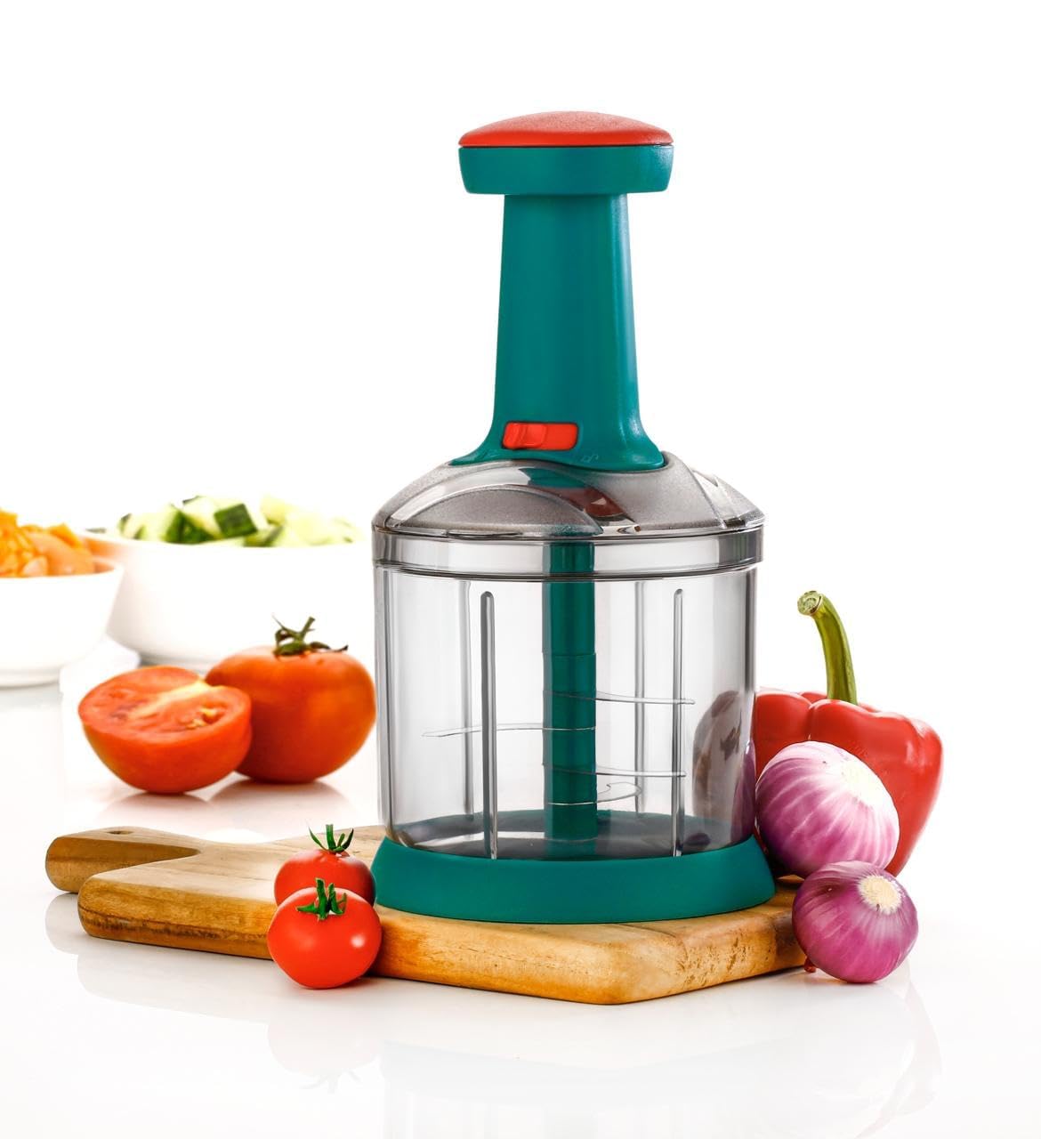 Xmart India Chopper for Kitchen Use, 900ml Push Chopper with 5 Blades