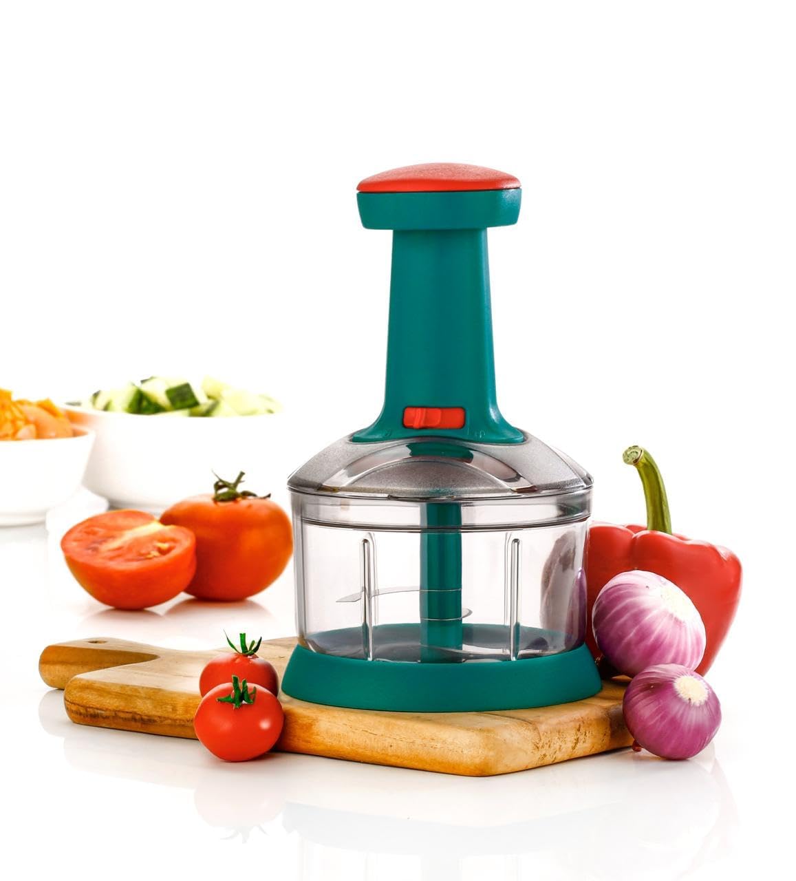 Xmart India Chopper for Kitchen Use, 900ml Push Chopper with 5 Blades