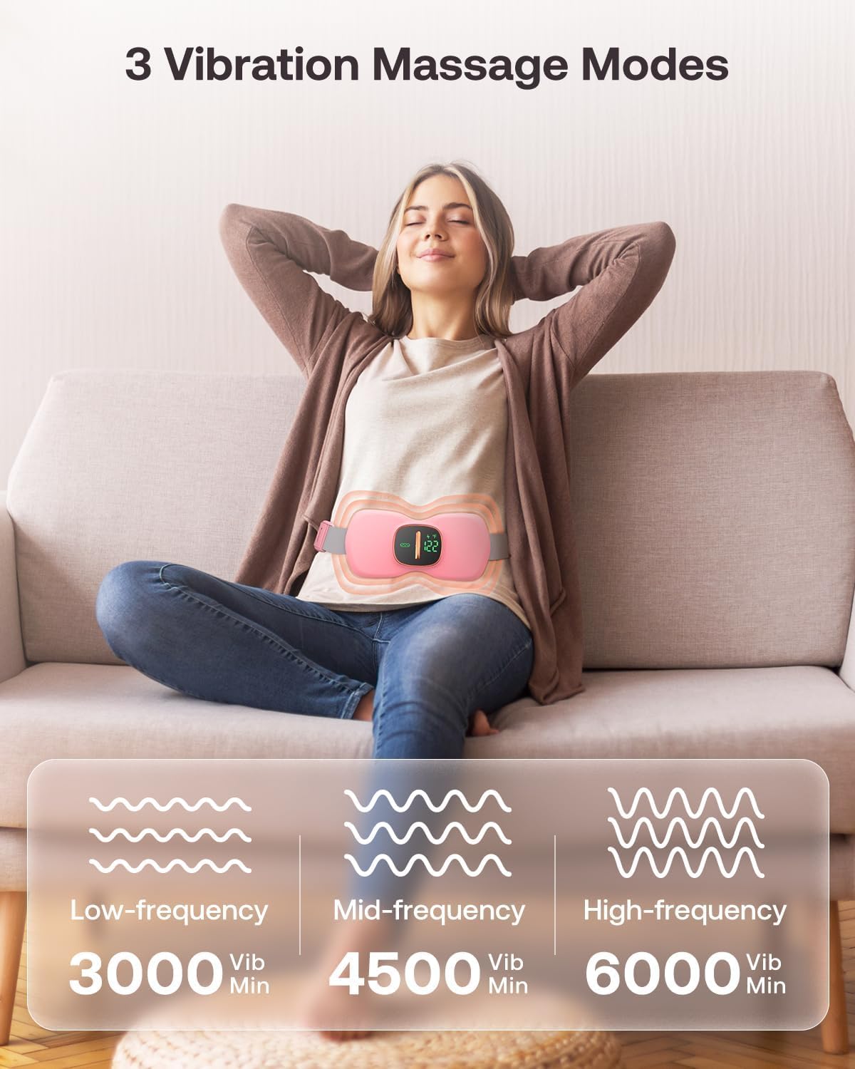 SELLASTIC Period Cramp Relief Massager