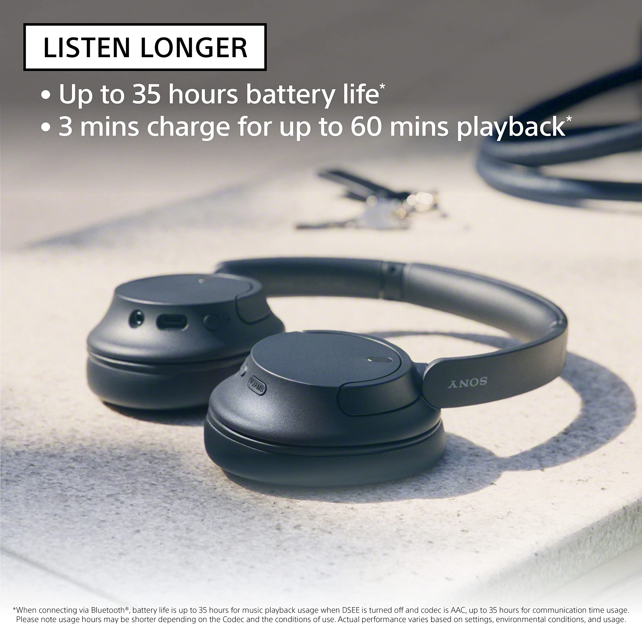 Sony WH-CH720N Active Noise Cancellation Wireless Bluetooth Over Ear Headphone