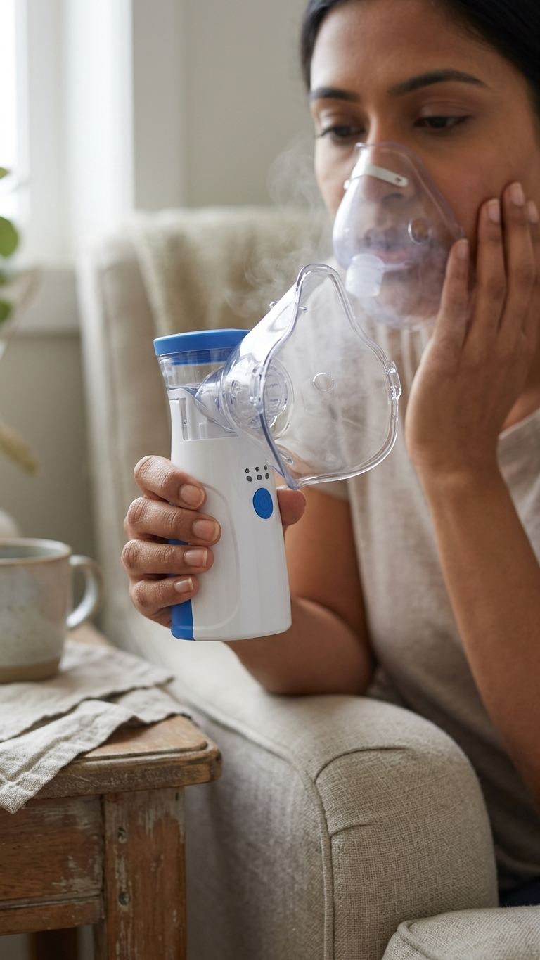 Accutrust Portable Ultrasonic Mesh Nebulizer Machine