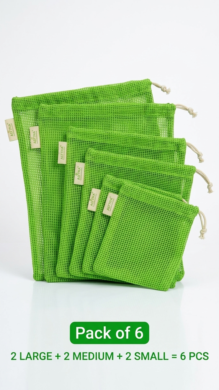 Cotton Mesh vegetables bag