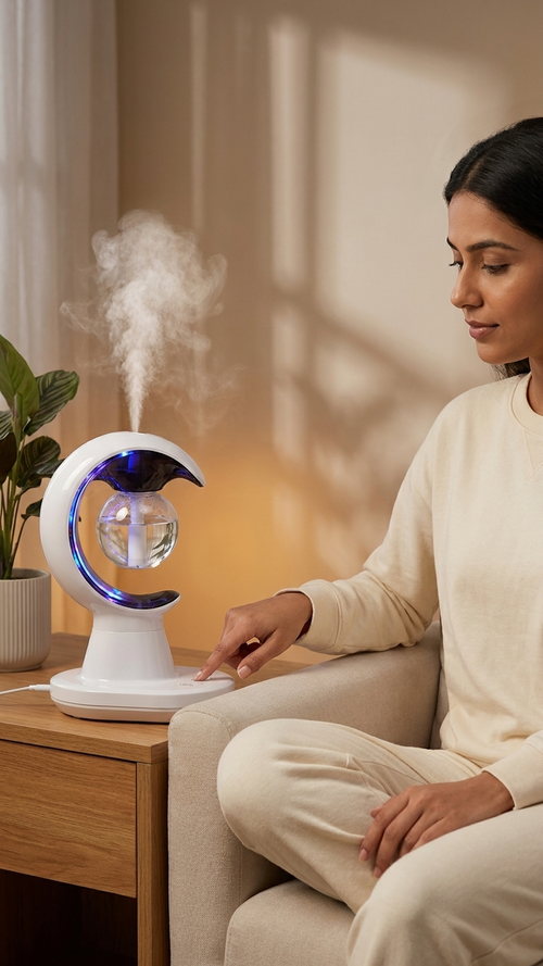 3-in-1 Led Lamp With Humidifier And Mosquito Repellent (1 Pc)