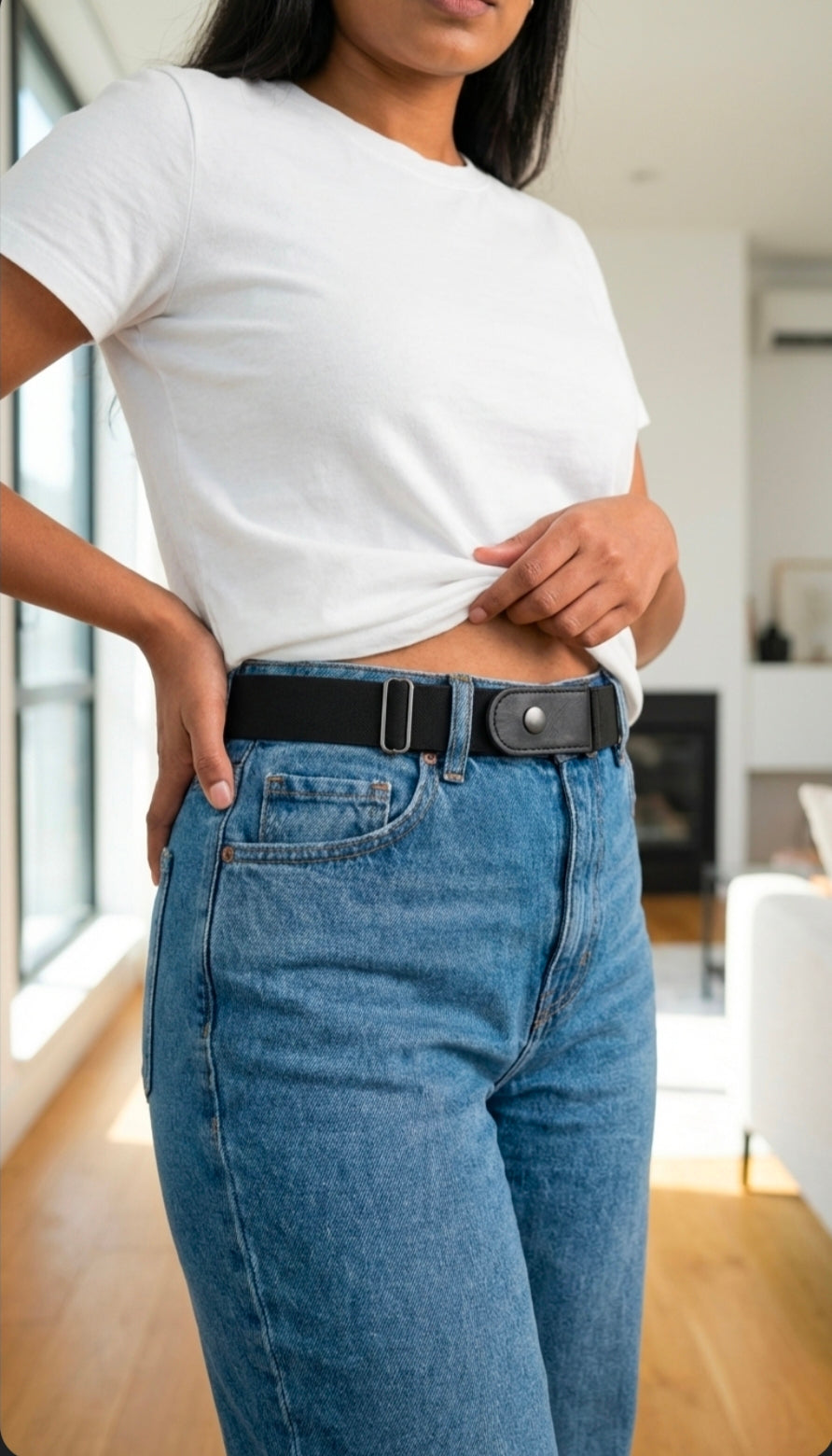 Free comfortable elastic belt