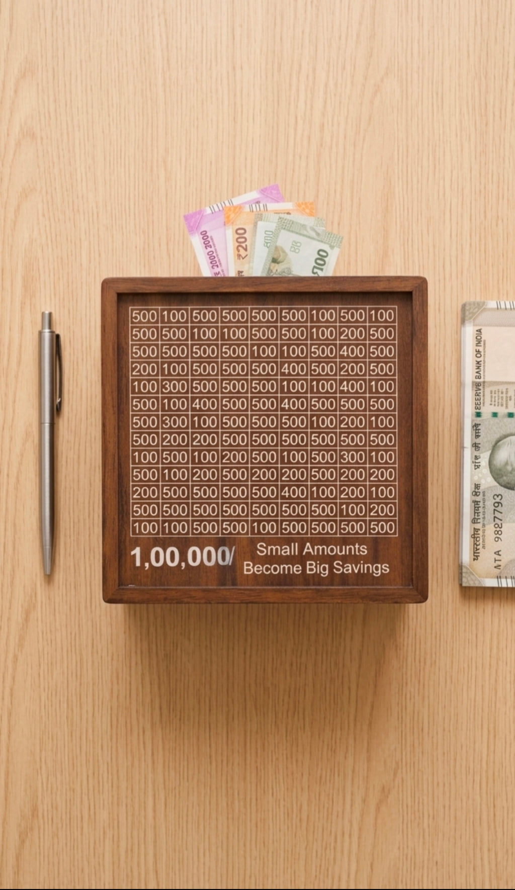 Savings Challenge Piggy Bank