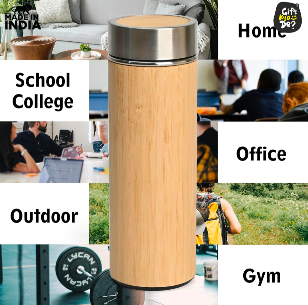 Bamboo water bottle 💦