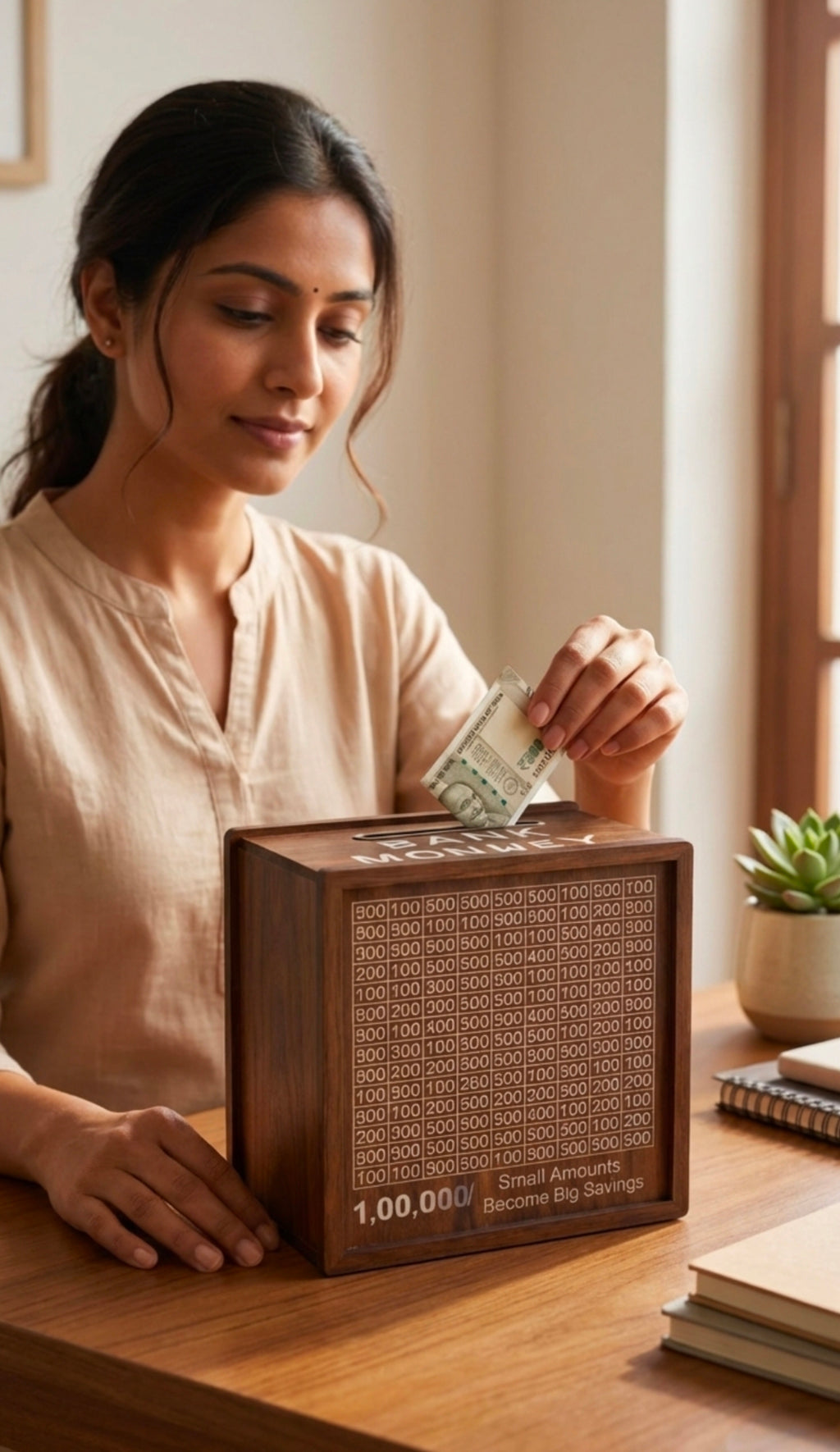 Savings Challenge Piggy Bank