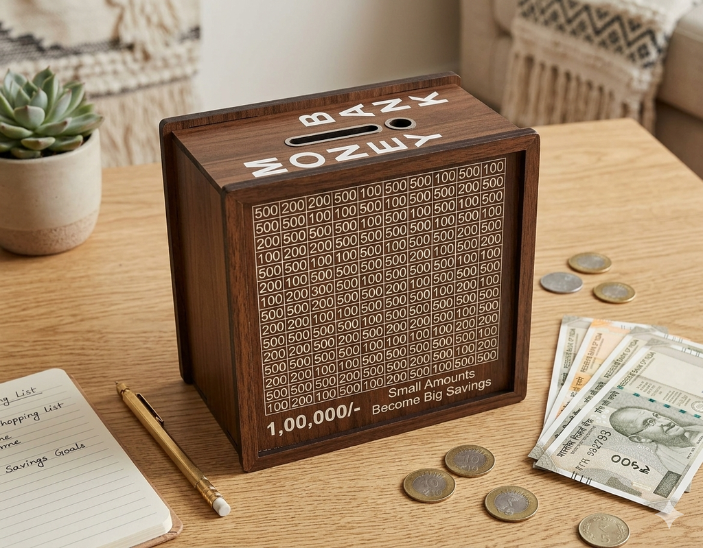 Savings Challenge Piggy Bank